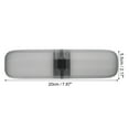 thumbnail image 2 of Unique Bargains 1 Pcs Toothbrush Travel Case Traveling Plastic Portable Toothbrush Holders Cases 7.87"x2.17" Clear Black, 2 of 6