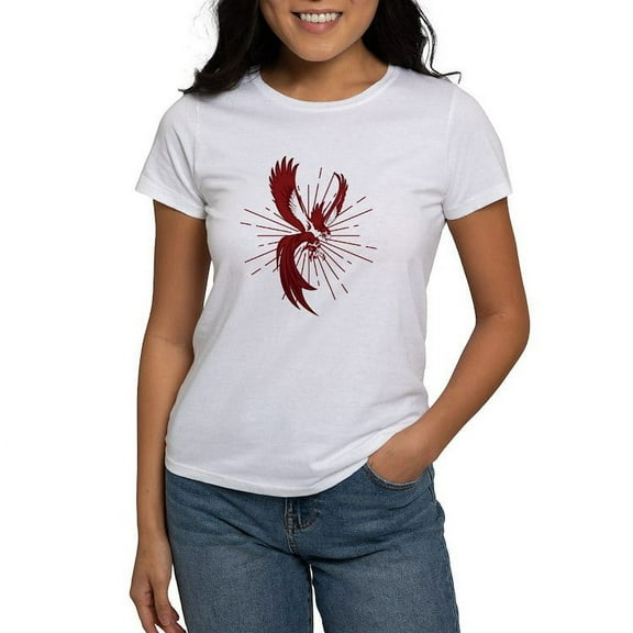 CafePress - Alpha Sigma Phi Phoenix T Shirt - Women's Classic T-Shirt