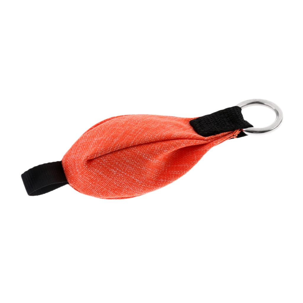 Wswqop 250g / 8.8 oz Rock Climbing Throw Weight Bag Tree Arborist Gear, Orange