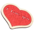 thumbnail image 3 of Wooden Heart Jigsaw Puzzle with Smooth Edges DIY Educational Game for Hand Eye Coordination, Creative Learning, and Valentine's Day Gifting, 3 of 5