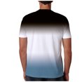 thumbnail image 5 of M-4X T Shirts for Men Plus Size Short Sleeve Crewneck Tees Tops Mens Casual Pullover Slim Gradient Printed Going-Out Loungewear T-Shirts, 5 of 5