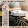 thumbnail image 6 of Design&I 3'x5' Washable Throw Rug Circle Album Retro Record Round Vintage Music Circular Vinyl for Entryway, Kitchen, Ultra-Thin & Non-Slip Skid-Resistant Small, 6 of 7