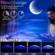 thumbnail image 3 of Proyector de luz LED Enchanting Universe, Galaxy Light con proyección de cielo estrellado, iluminación decorativa para niños y adultos, luz nocturna con proyección de olas del océano, función de, 3 of 5