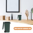 thumbnail image 3 of QIDITONG 3pcs Desktop Mini Trash Can Decorative Pencil Container Pen Cup Holder Desk Pencil Holder Plastic Pen Storage Bucket Office Trash Can Pen Storage Bucket Cute Trash Can, 3 of 6