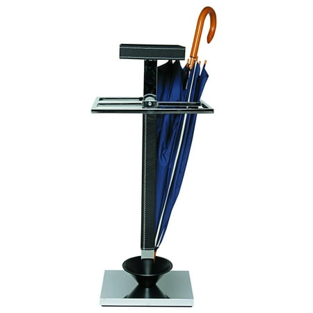 Kos Lighting Club Coat Stand, Chrome/Leatherette PFW100340829
