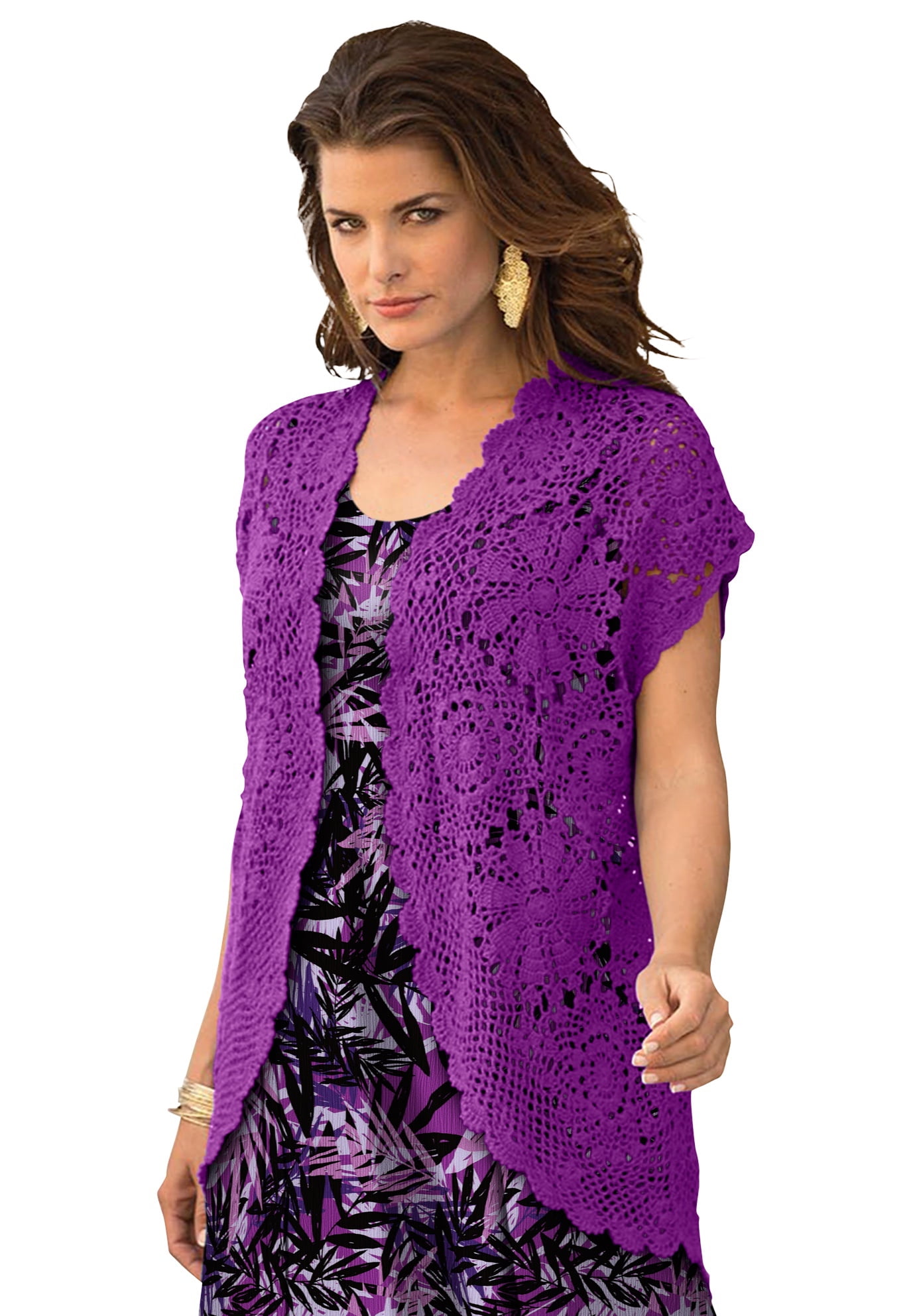 Roaman's Women's Plus Size Medallion 