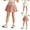Pink, variant on ATOGUTA Girls Short Skirts Pleated Skirt Kids Tennis Elastic Waist Uniform Skirt Size 3T-14, Pink