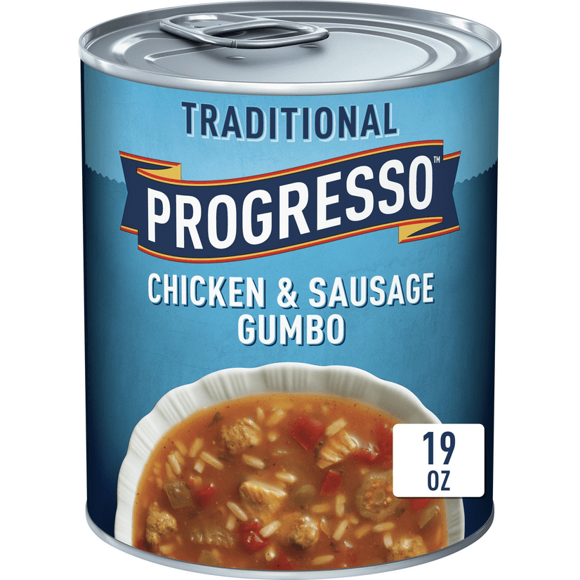 Progresso Traditional Chicken Sausage Gumbo Soup 19 Oz Walmart gumbo-italian-wedding-soup
