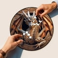 thumbnail image 4 of Luna Owl 3D Wooden Puzzle Art for Home and Challenging Brain Teaser Activity, 4 of 6