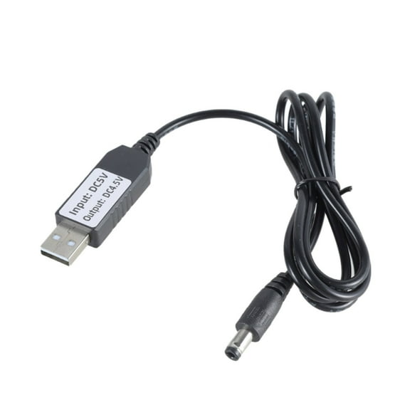 WINDLAND USB Power Supply Cord USB 5V2A to 4.5V DC5.5x2.1mm Cord for Fan and Instrument with 5.5x2.1mm Plug