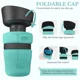 thumbnail image 2 of 2022 Nueva botella de agua portátil para perros Comedero para mascotas plegable Tazón Botella de agua Mascotas Viajes al aire libre Beber Tazones para perros Beber Tazón Perros sin BPA - Rosa Sincero Electrónica, 2 of 5