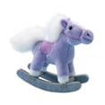 thumbnail image 3 of lionlar Plush Rocking Horse Doll Cartoon Hugging Snuggling Realistic Pony Doll Decor violet, 3 of 9