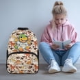 thumbnail image 2 of Aplkyhs Cartoon Dinosaur School Backpack for Boys Girls Ages 6-18 Ergonomic Padded Straps Large Multi-Compartment Bookbag for Elementary Middle High School Use, 2 of 7