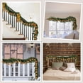 thumbnail image 6 of Norfolk Pine & Orange Slice Artificial Rattan 70.9in – Soft Plastic Christmas Garland with Faux Fruit for Indoor/Outdoor Holiday Display, Green, 1 Set, 6 of 9