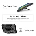 thumbnail image 2 of Decase Shockproof Case for iPad 9th/ 8th/ 7th Generation 10.2", Military Grade Protection Rotating Stand Hand Strap Shoulder Strap Kids Friendly Bumper Rugged Case for iPad 10.2 inch 2021-2019,Black, 2 of 9