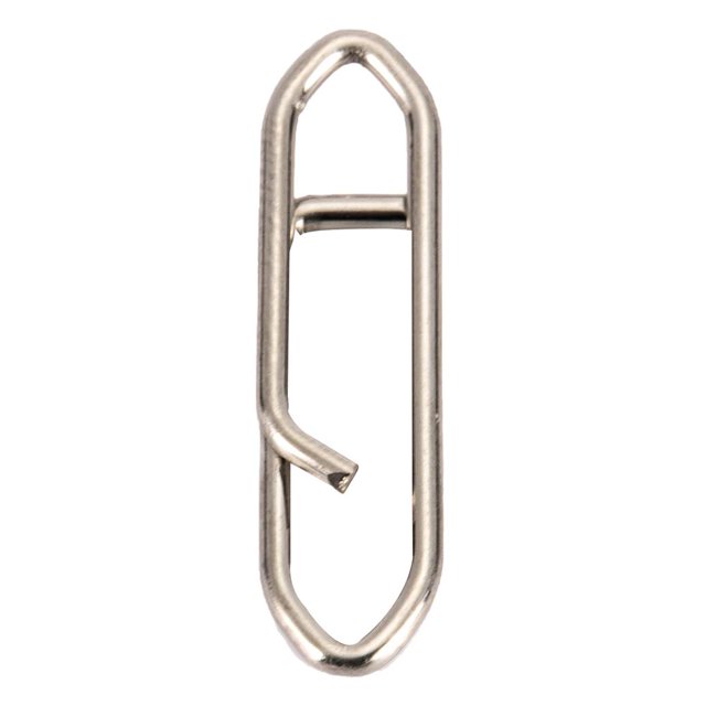 Clip Plata Acero Inoxidable Cambio Rápido Señuelo Cebo Snap Clip Pesca Velocidad Clip Snap Conector Para Agua Dulce Agua Salada Actividades De Pesca Al Aire Libre Sweethay OD010213-02