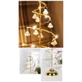 thumbnail image 2 of De Navidad Preiluminado Decoración De Cristal Mini Árbol De Navidad Delgado Con Luces Led Para Adorno De Mesa matsuzay  HA043014-02, 2 of 6
