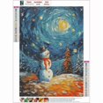 thumbnail image 6 of HsdsBebe DIY Diamond Art Painting Kit,Starry Sky Snowman Art Craft Gem Painting Adult and Children Diamond Art, 6 of 7