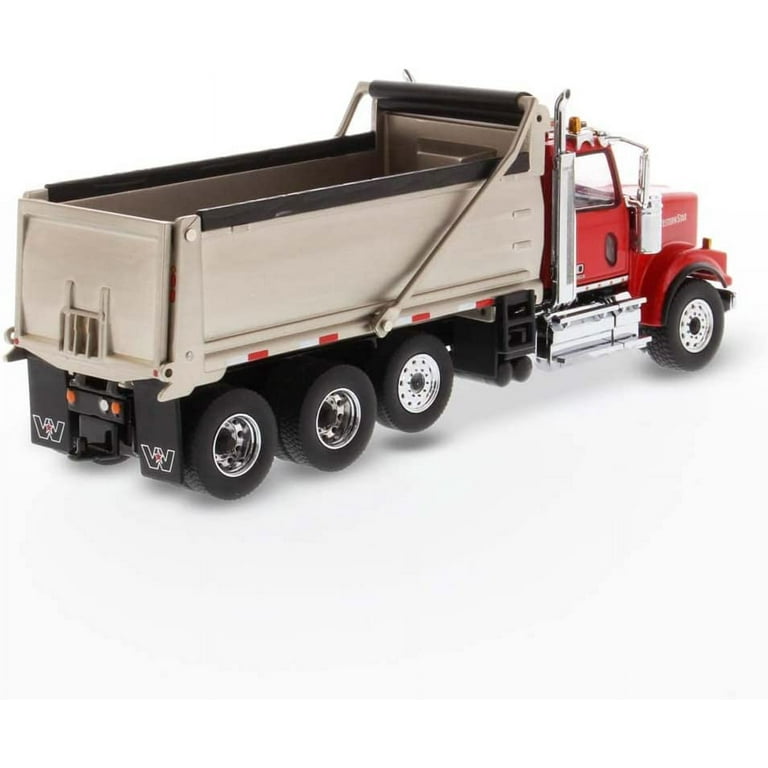 Diecast Masters Western Star 4900 SFFA with Lift Axle Silver