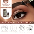 thumbnail image 4 of Eyebrow Stamp Shaping Kit, One Step Brow Stamp Stencil Kit Waterproof Eye Brow Stamp Makeup Tools ( Black), 4 of 8