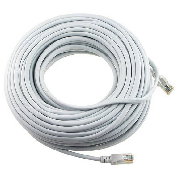 Importer520 Ethernet LAN Internet Cable Cord , CAT5 CAT5e RJ45 PATCH ETHERNET NETWORK CABLE For PC, Mac, Laptop, PS2, PS3, PS4, XBox, XBox 360 , Xbox One - 75ft White