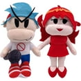 thumbnail image 1 of Muñecos de peluche suaves Friday Night Funkin JAMW Spooky Slid y Pump para decoración del hogar regalo de cumpleaños, 1 of 3