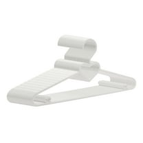 REGALWOVEN 20 Pack Plastic Non-Slip Hangers with Heart Shape for Clothing Organization Light Gray