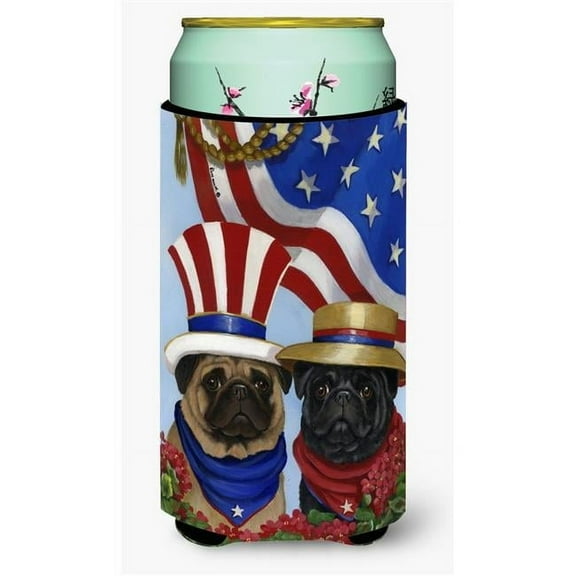 Carolines Treasures PPP3154TBC 22-24 oz Pug USA Tall Boy Hugger