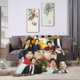 thumbnail image 4 of Blanket Gong Yoo Ultra-Soft Micro Fleece Wollen Blankets Throw Blankets Carpet Gift for Home Decoration,Decor Sofa,Office,Dormitory Bed car Camp Couch All Seasons, 4 of 5