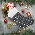 thumbnail image 5 of SKYSONIC Cartoon Bunny Flower Blue Christmas Stockings 2PCS,Big Xmas Stockings Gift Decorations and Party Supplies,Used for Fireplace Decoration Socks Christmas Tree Decoration, 5 of 7
