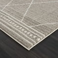 thumbnail image 4 of Hauteloom Casablanca Collection Living Room Bedroom Area Rug - Cozy Moroccan Farmhouse Carpet - Brown, White - 6'7" x 9', 4 of 12