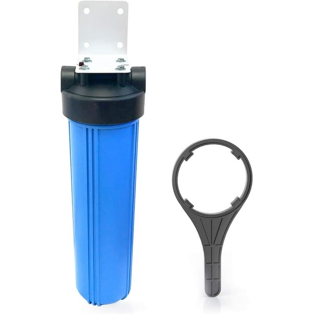 Aquaboon Big Blue 4.5 x 20" Whole House Well Water Filter System with