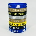 thumbnail image 5 of YYKihy 6pcs Graduation Silicone Bracelets Wristbands Wrist Bands Class Of 2024 Rubber Bracelets College High School Graduate Party Supplies For Women Men Friendship Gift, 5 of 6
