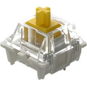 Gateron Yellow switches for Mechanical Keyboard, Linear Keyboard switches,pre lubed switches,Banana Split Optical