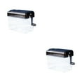 thumbnail image 3 of Transemion Time-saving Manual Paper Shredder For Large Capacity Easy To Hand Paper Shredder Portable Shredder black 2Set, 3 of 6