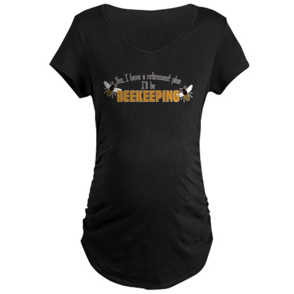 CafePress - Beekeeper Retirement Maternity Dark T Shirt - Maternity Dark T-Shirt