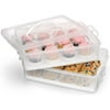 Cupcake Storage Carrier Container Holds 24 Cupcakes or Muffins Great for Parties