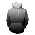thumbnail image 4 of SwiftWear Hoodies for Men Casual Fashion Pocket Gradient Color Pullover Long Sleeve Tops Hooded Sweatshirt, Dark Gray XXXL, 4 of 6