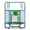 Green & Blue, variant on WOWLAND Trampoline for Kids 600LBS 60'' 5FT Toddler Trampoline, Outdoor & Indoor Trampoline with Handlebar, Enclosure, Basketball Hoop, Swing, Small Mini Trampoline for Toddlers, Gift for Kids
