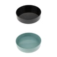 thumbnail image 1 of AMLESO 2x Plastic Round Ikebana Suiban Vase Pot Bonsai Flower Container, 1 of 8
