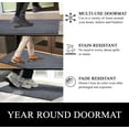 thumbnail image 3 of A1HC Indoor Outdoor Mat, Front and Back Entrance Welcome Mats, Front Door Patio Mats 18X30 Inches, Non-Slip Easy Clean Entrance Washable Doormats, Dark Grey, 3 of 7