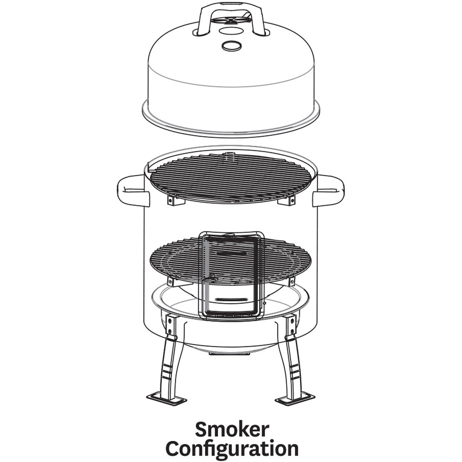 Kingsford Charcoal Water Smoker - image 3 of 8