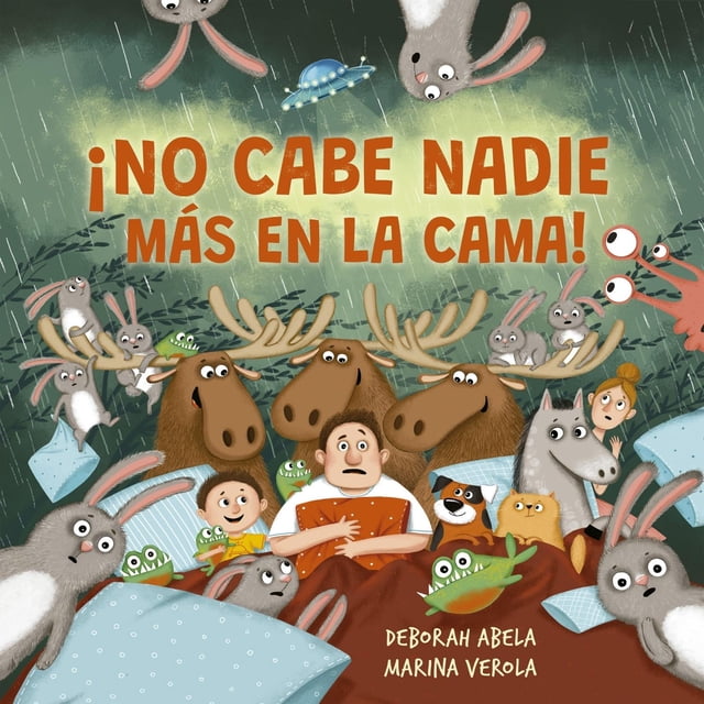 ¡No cabe nadie más en la cama! Blanco