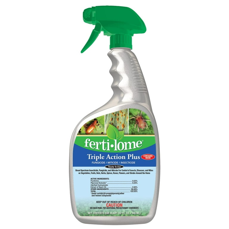 Ferti-Lome Triple Action Liquid Concentrate Insect, Disease & Mite Control 16 oz Ferti-Lome Triple Action Liquid Concentrate Insect, Disease & Mite Control 16 oz