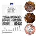 thumbnail image 4 of 260pcs Countersunk Bolts And Nuts Assortment Kit M5 With Hex Socket Screws And Nuts For Machine Repair And Assembly Carbon Steel, 4 of 8