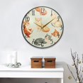 thumbnail image 4 of Acrylic Circular Clock 11.9x11.9 Inch Circular Clock Decorative Clock Creative Clock Dual-Purpose Clock Wall Clock Clock Decorate Your Space Little Colored Cat, 4 of 9