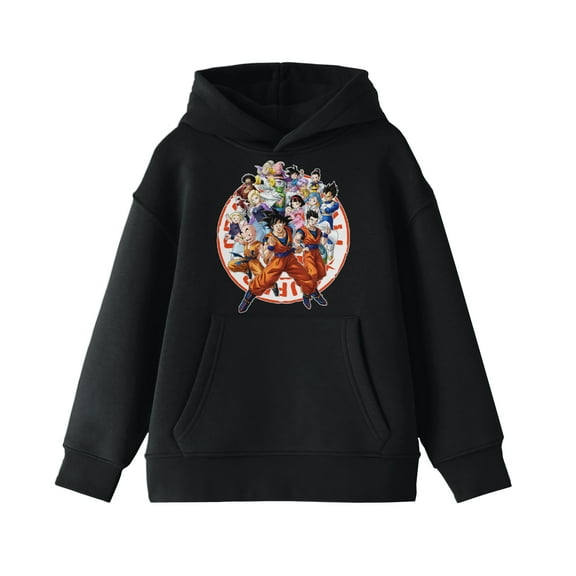 Dragon Ball Super Saiyan Heroes Youth Black Sweatshirt