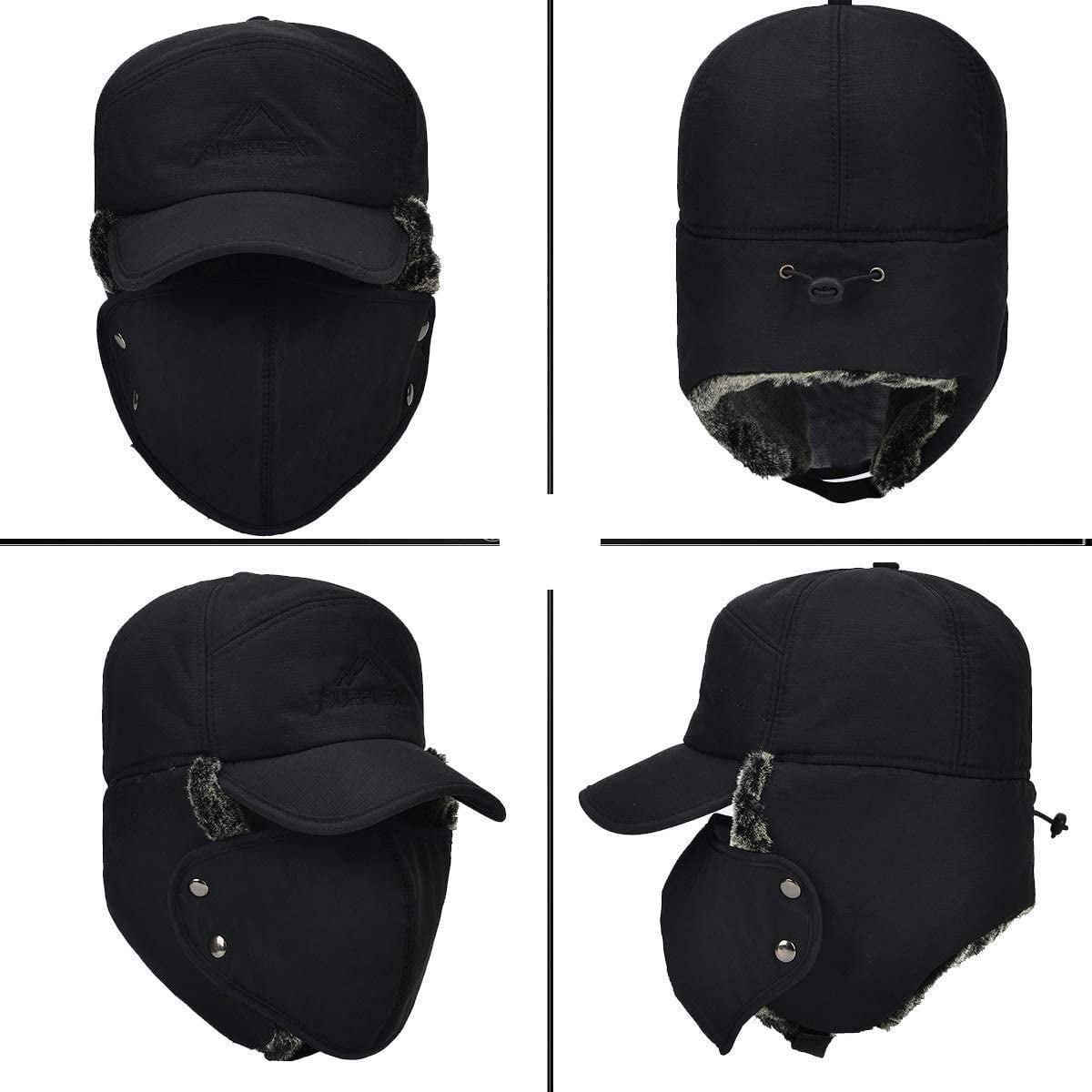 Men's Winter Aviator Hat Trapper Hat 
