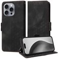 thumbnail image 5 of Funda GANGXUN para iPhone 16 Pro con diseño acolchado elegante, cuero PU, protección total y ajuste preciso, 5 of 5