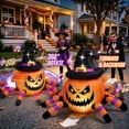 thumbnail image 4 of Firstness 2.6ft Remote Control Halloween Inflatable with Music Lights,Pumpkin Spider Car Blow ups Rc Car,Indoor Outdoor Decorations, 4 of 12